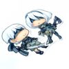Nier automata sticker set of 2 - Image 3