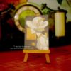 Original ACEO ATC drawing - Hat lady II - Image 2