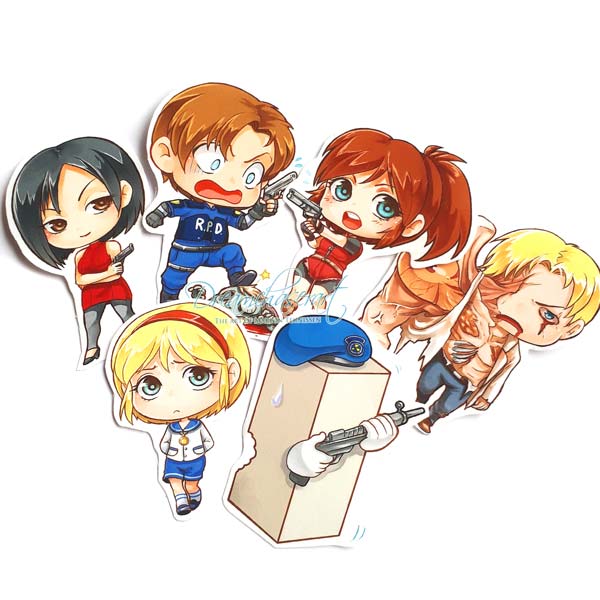 Leon and Ada - Resident Evil - Sticker