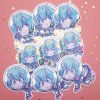Chibi Qiqi the cosmic girl sticker set of 3 - Image 5
