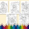 Dreamy Chibi's full Coloring book Digital PDF - Image 2