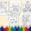 Dreamy Chibi's full Coloring book Digital PDF - Image 3