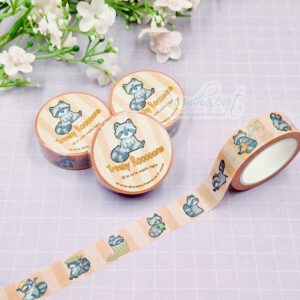 Trashy raccoons Washi Tape