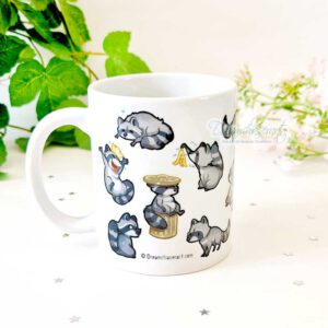 Trashy Raccoons Buddies mug