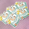 Bookworm sticker/magnet - Image 2