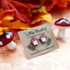 Little Mushy Wooden stud earring set #1 - Image 2