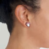Little happy Mushy Wooden stud earring set #3 - Image 3