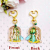 Caged Fairy cute kawaii clear acrylic keychain charm - Image 3