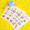 cute party animals Sticker sheet - Image 2
