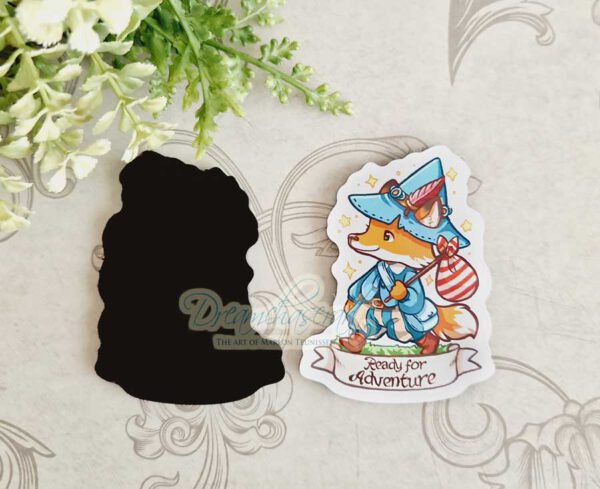 Adventurous fox magnet - Image 3