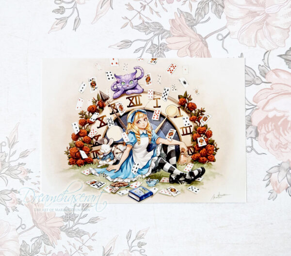 Alice in wonderland postcard - Image 2