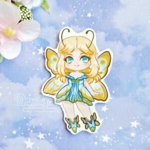 Butterfly princess magnet