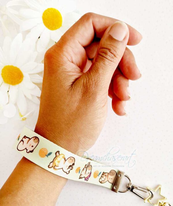 Chill capy Keychain Lanyard - Image 3
