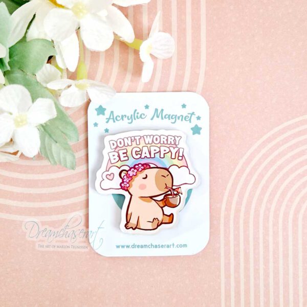 Chill capy magnet
