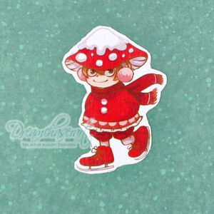 Mushy christmas magnet