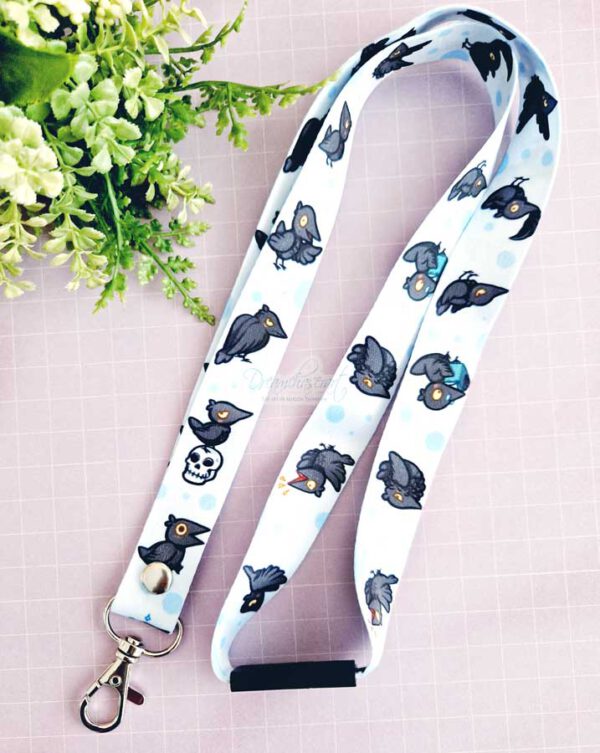 Freddy the crow Lanyard with Safety release buckle