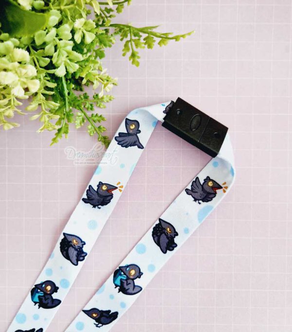 Freddy the crow Lanyard with Safety release buckle - Image 3