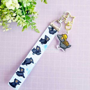 Freddy the crow Keychain Lanyard