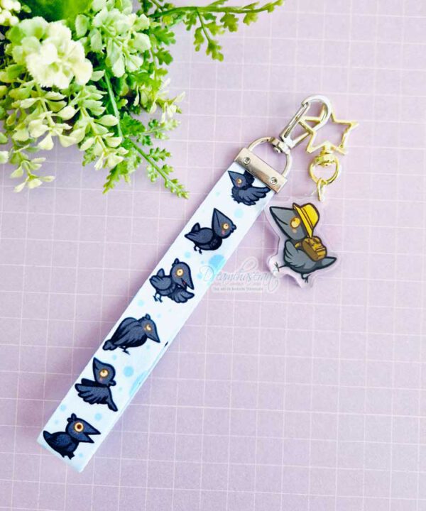 Freddy the crow Keychain Lanyard