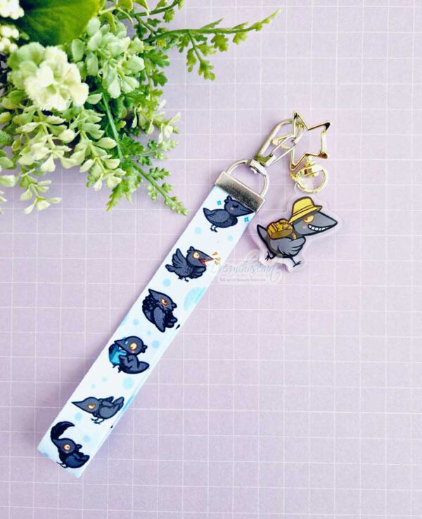 Freddy the crow Keychain Lanyard - Image 2