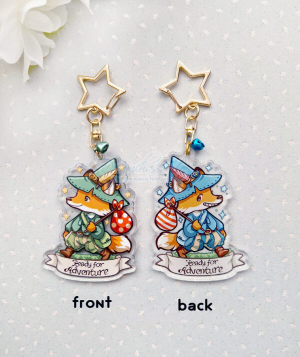 Adventurous Fox keychain - Image 3