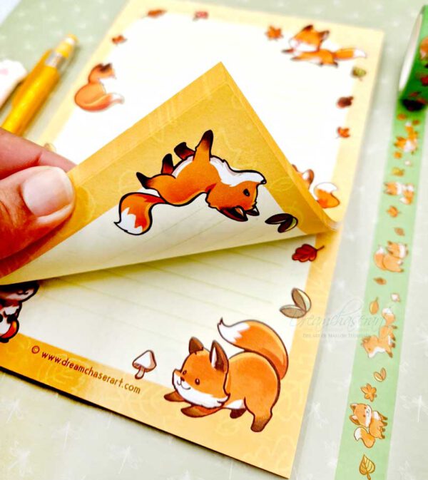 Little fox memo block A5 Letter Paper - Image 2