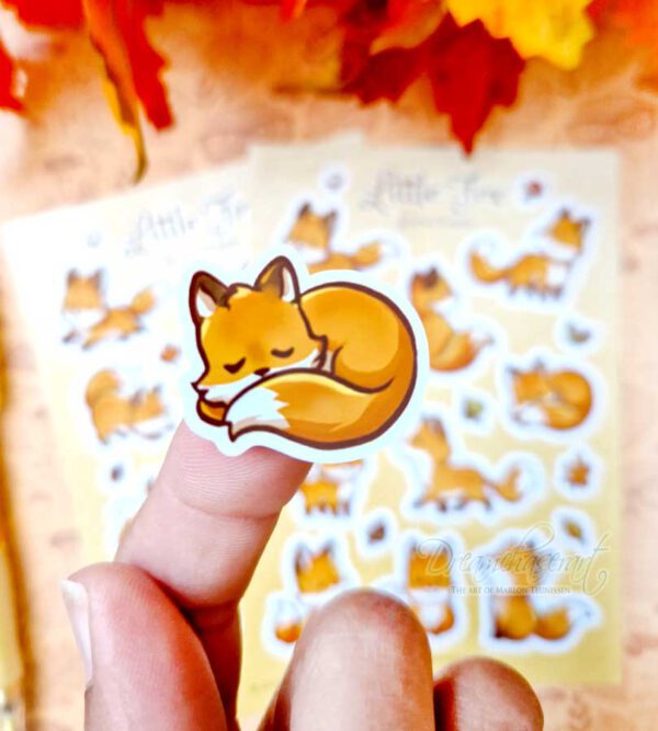 Little fox Sticker sheet - Image 3