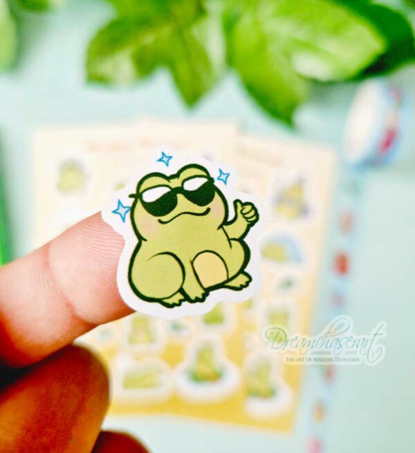 Froggy Friends 2 Sticker sheet - Image 3
