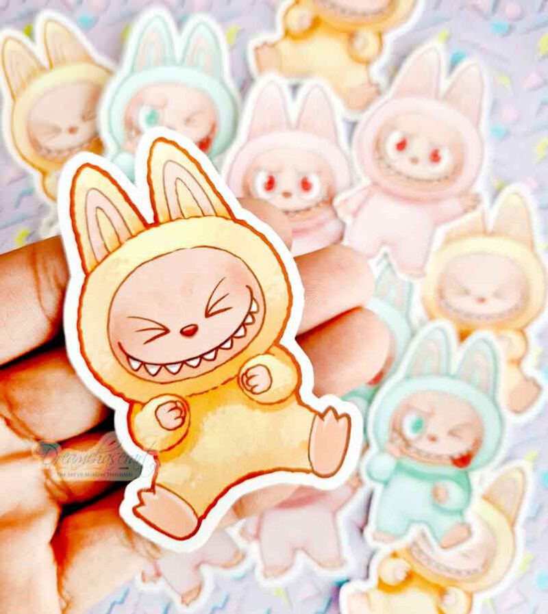 Sticker Set Labubu Labubu sticker/magnet - Dreamchaserart