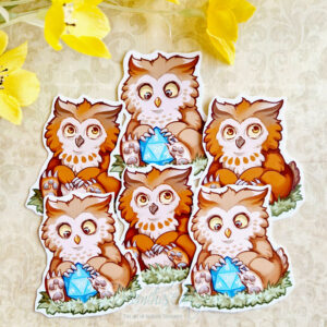 owlbear sticker/magnet set of 2