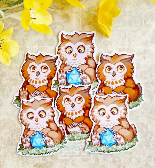 owlbear sticker/magnet set of 2