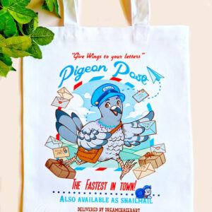 Pigeon post totebag