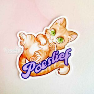 poeslief sticker/magnet