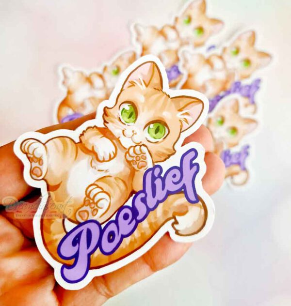 poeslief sticker/magnet - Image 3