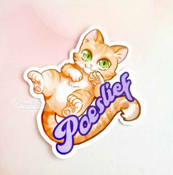 poeslief sticker/magnet - Image 4