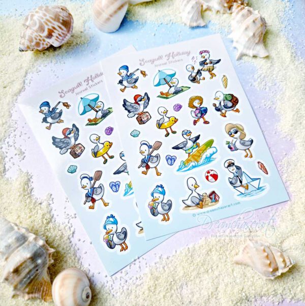Seagull holiday Sticker sheet - Image 2