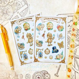 Steampunk Sticker sheet