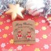 Gingerbread man stud earrings - Image 5