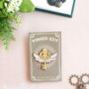 Winged key Steampunk enamel Pin - Image 2