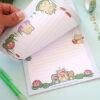B Grade Cute Froggy Friends memo block Double sided - A5 Letter Paper - Image 5