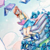 Booklover Tote Bag shopper - Image 3