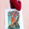 Mushroom Geisha Tote Bag shopper - Image 5
