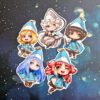 Witch hat atelier sticker/magnet set of 5 - Image 4