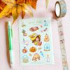 Cute autumn witch Sticker sheet - Image 2