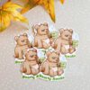 Bearly Awake vinyl sticker - Image 2