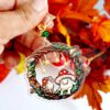 Mushy wreath acrylic charm - Image 3