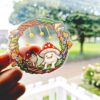 Cute clear vinyl ( transparent)  Mushy Wreath sticker - Image 4