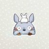 Totoro peeker sticker - Image 2