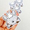 Totoro peeker sticker - Image 3