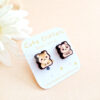 little hamsters cute stud earrings - Image 5